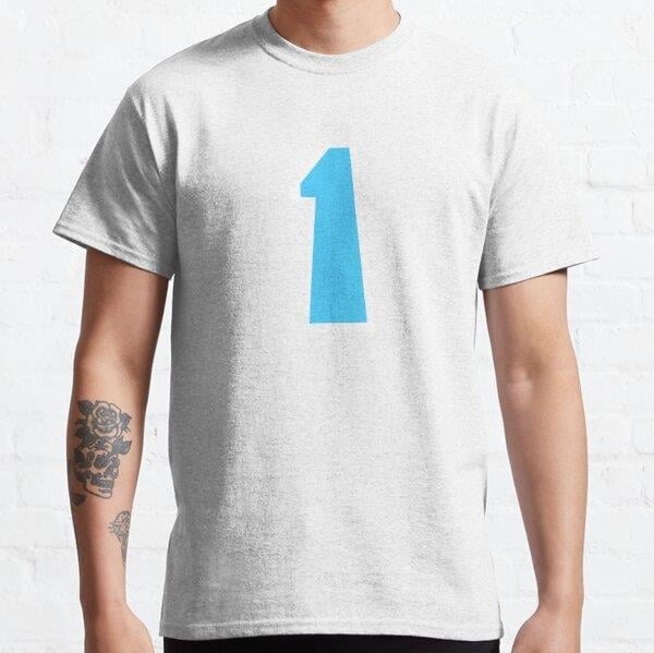 Unisex #1 Villager Baskılı T-Shirt (Rahat Kalıp Tişört)