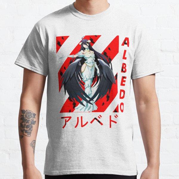 Unisex Albedo Tasarım Baskılı T-Shirt (Rahat Kalıp Tişört)