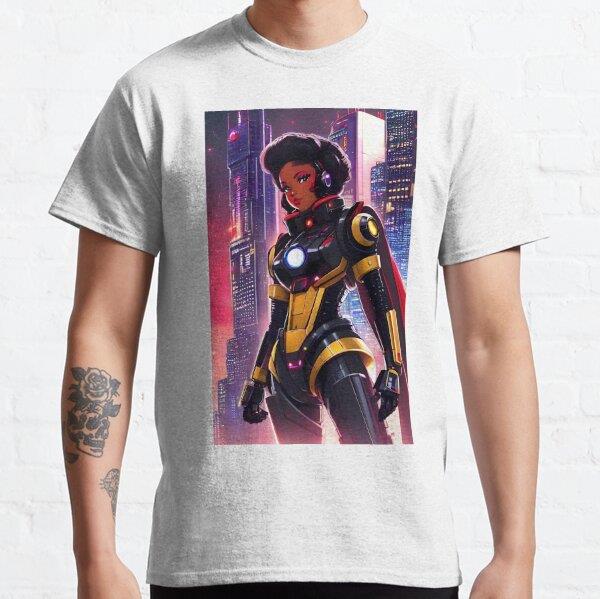 Unisex Alraune | Black Anime Girl Tasarım Baskılı T-Shirt (Rahat Kalıp Tişört)