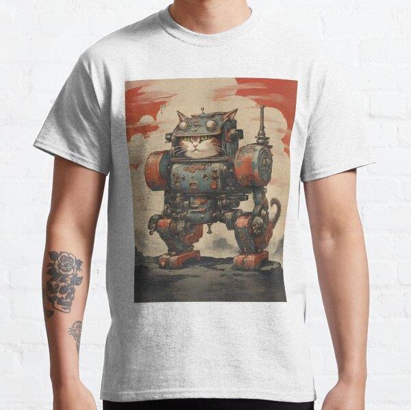 Unisex Anime cat (ep.131) Tasarım Baskılı T-Shirt (Rahat Kalıp Tişört)