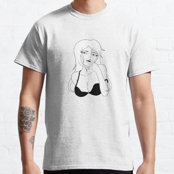 Unisex Anime Girl Japanese Aesthetic Anime Otaku Tasarım Baskılı T-Shirt (Rahat Kalıp Tişört)