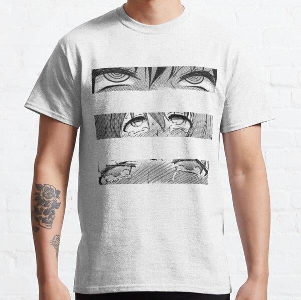 Unisex anime girl Tasarım Baskılı T-Shirt (Rahat Kalıp Tişört)