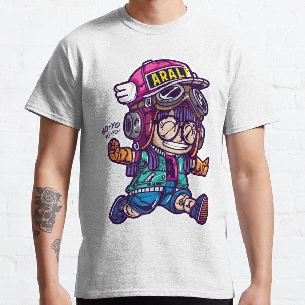 Unisex Arale Dr Slump Tasarım Baskılı T-Shirt (Rahat Kalıp Tişört)