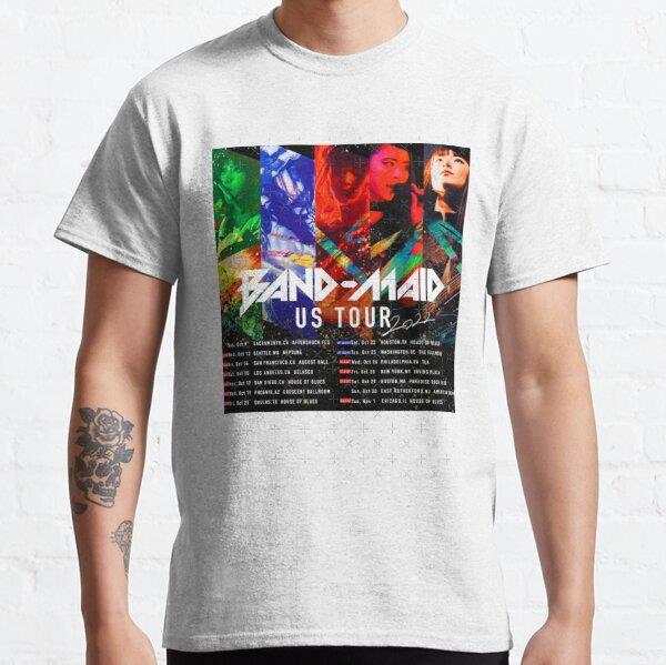 Unisex Band Maid Classic  Baskılı T-Shirt (Rahat Kalıp Tişört)