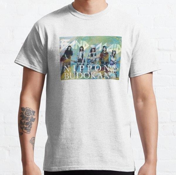 Unisex Band-Maid Nippon Budokan Okyuji Baskılı T-Shirt (Rahat Kalıp Tişört)