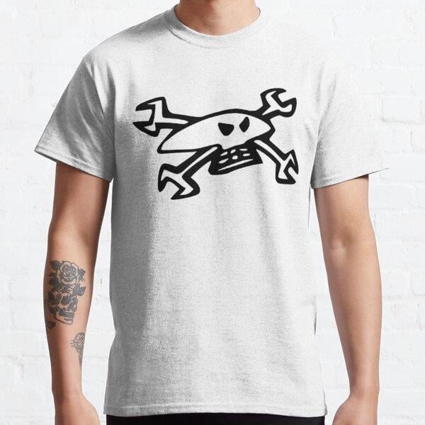 Unisex Best- Guy Martin Skull Premium  Baskılı T-Shirt (Rahat Kalıp Tişört)