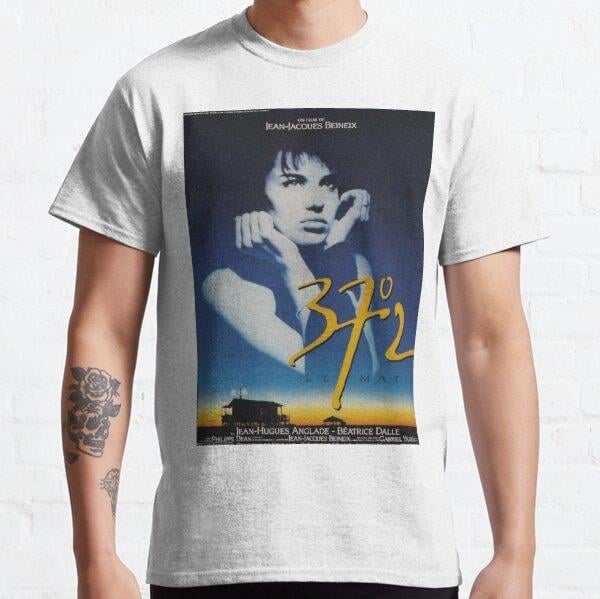 Unisex Betty Blue Movie poster Baskılı T-Shirt (Rahat Kalıp Tişört)