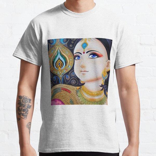 Unisex Bollywood Fashion: An Anime Showcase Tasarım Baskılı T-Shirt (Rahat Kalıp Tişört)