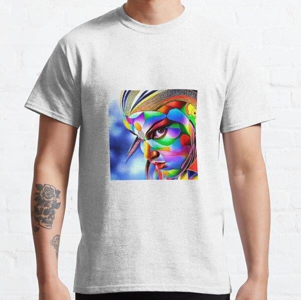 Unisex Bollywood Villains in Anime Tasarım Baskılı T-Shirt (Rahat Kalıp Tişört)