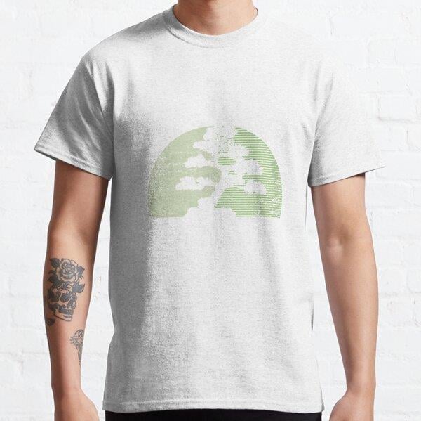 Unisex Bonsai design, Zen product, Meditation Tee Baskılı T-Shirt (Rahat Kalıp Tişört)