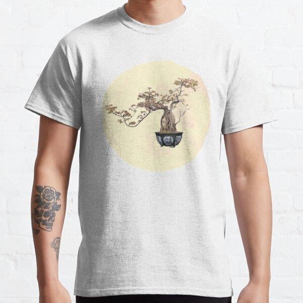 Unisex Bonsai Tree Japan Culture Baskılı T-Shirt (Rahat Kalıp Tişört)