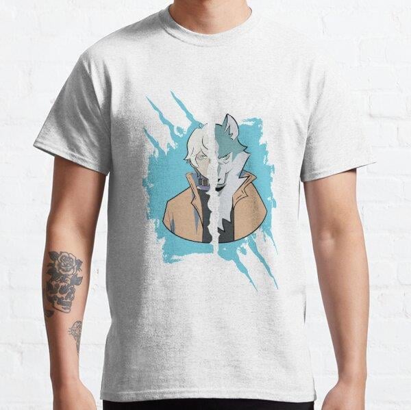 Unisex BRAND NEW ANIMAL (BNA): SHIROU OGAMI Tasarım Baskılı T-Shirt (Rahat Kalıp Tişört)