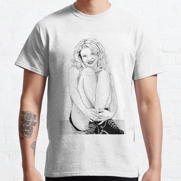 Unisex Cameron Diaz Baskılı T-Shirt (Rahat Kalıp Tişört)