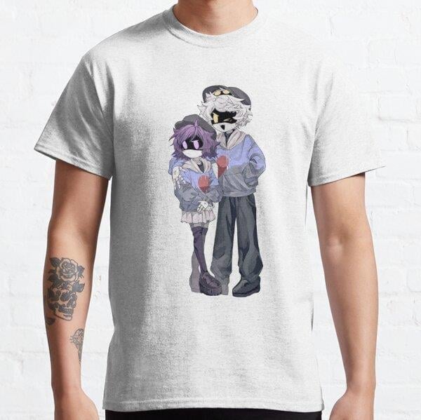 Unisex Copy of murder drones Tasarım Baskılı T-Shirt (Rahat Kalıp Tişört)