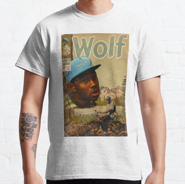 Unisex Cover Comics - Wolf Poster Baskılı T-Shirt (Rahat Kalıp Tişört)