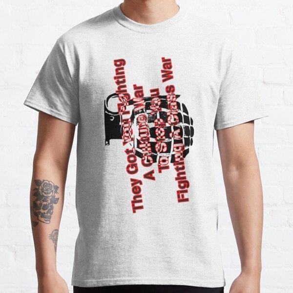 Unisex Culture & Class II Baskılı T-Shirt (Rahat Kalıp Tişört)