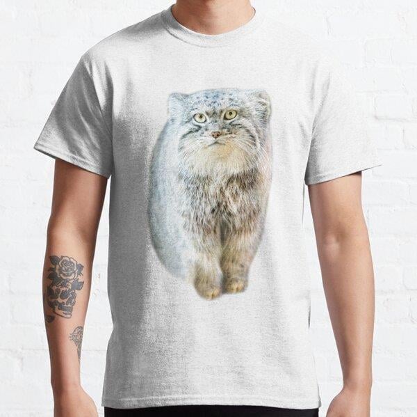Unisex Cutie Pallas Cat Baskılı T-Shirt (Rahat Kalıp Tişört)