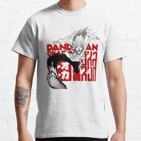Unisex Dandadan Tasarım Baskılı T-Shirt (Rahat Kalıp Tişört)