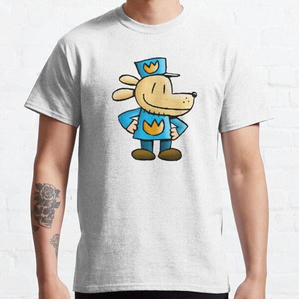 Unisex Dogman Baskılı T-Shirt (Rahat Kalıp Tişört)