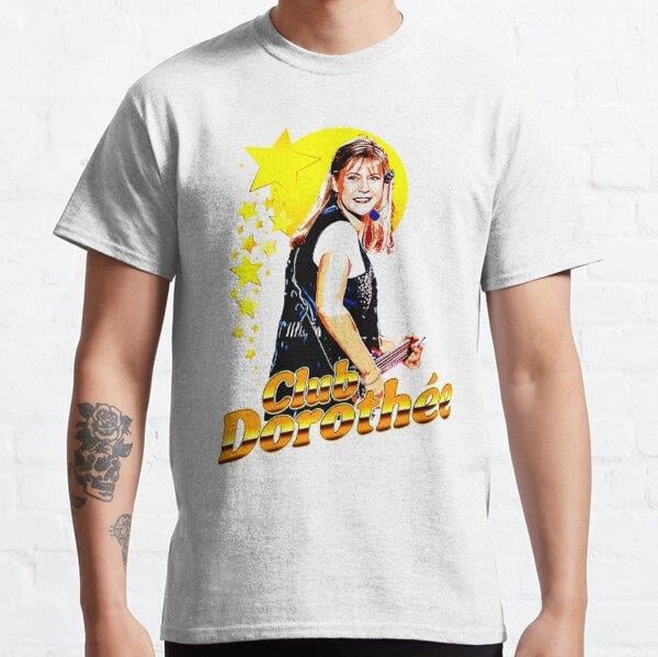 Unisex Dorothee Club Tasarım Baskılı T-Shirt (Rahat Kalıp Tişört)
