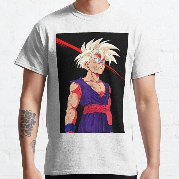Unisex Dragon ball Tasarım Baskılı T-Shirt (Rahat Kalıp Tişört)