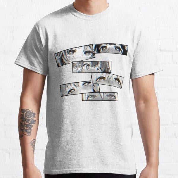 Unisex ecchi gals Tasarım Baskılı T-Shirt (Rahat Kalıp Tişört)