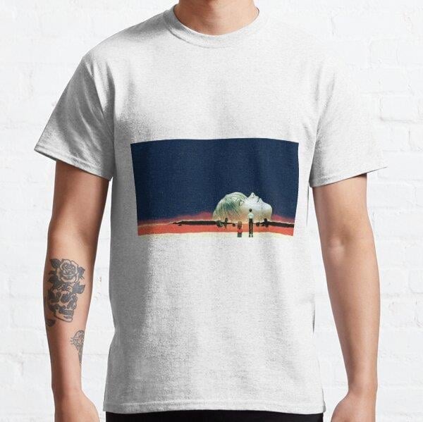 Unisex End of Evangelion Tasarım Baskılı T-Shirt (Rahat Kalıp Tişört)