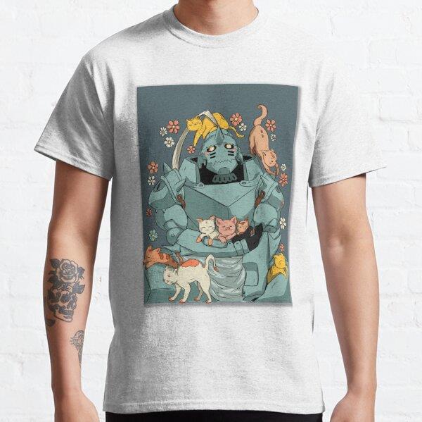 Unisex Fullmetal Alchemist Tasarım Baskılı T-Shirt (Rahat Kalıp Tişört)