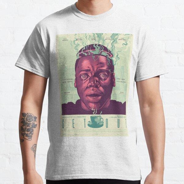 Unisex Get Out Baskılı T-Shirt (Rahat Kalıp Tişört)