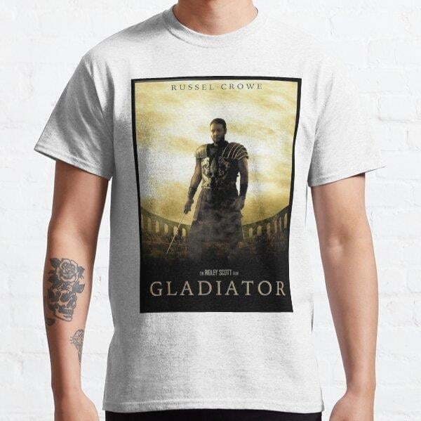 Unisex Gladiator Movie Baskılı T-Shirt (Rahat Kalıp Tişört)
