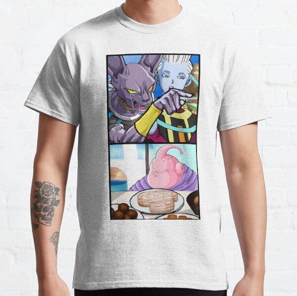 Unisex God of Buffet Destruction Tasarım Baskılı T-Shirt (Rahat Kalıp Tişört)