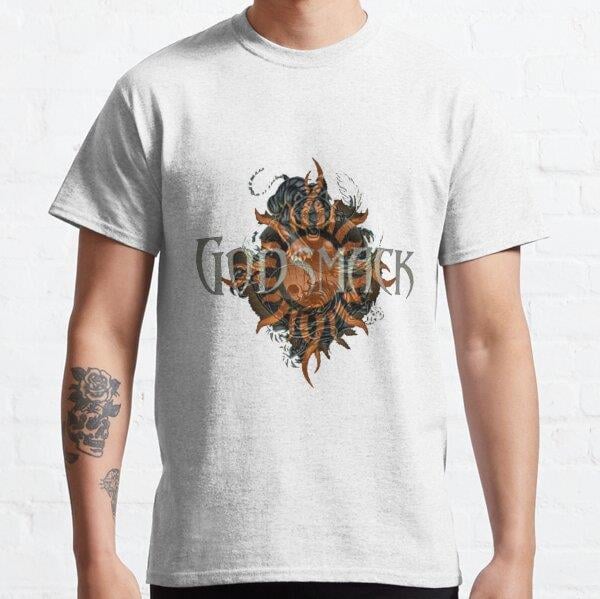 Unisex  godsmack band rock godsmackgodsmackgodsmackgodsmack godsmack slayer band Baskılı T-Shirt (Rahat Kalıp Tişört)