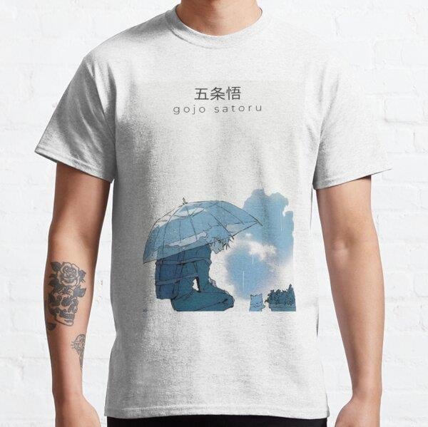 Unisex gojo satoru Tasarım Baskılı T-Shirt (Rahat Kalıp Tişört)