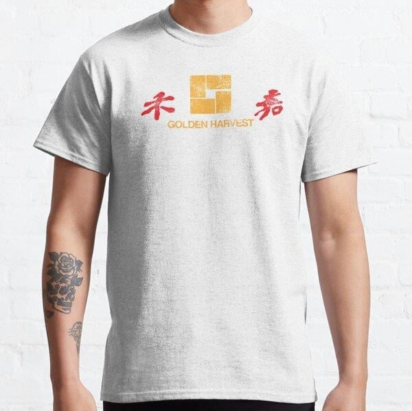 Unisex Golden Harvest Baskılı T-Shirt (Rahat Kalıp Tişört)