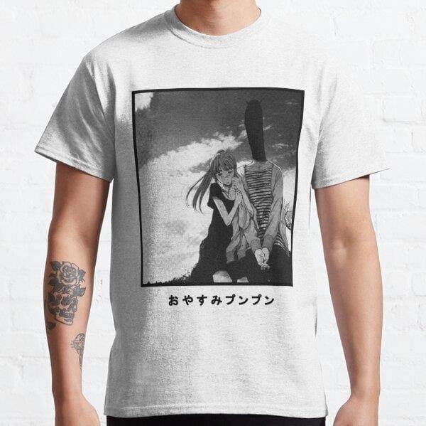 Unisex Goodnight Punpun Tasarım Baskılı T-Shirt (Rahat Kalıp Tişört)
