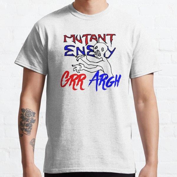 Unisex Grr Argh Baskılı T-Shirt (Rahat Kalıp Tişört)