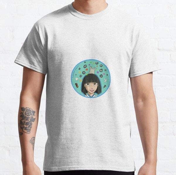 Unisex Haku and Tasarım Baskılı T-Shirt (Rahat Kalıp Tişört)