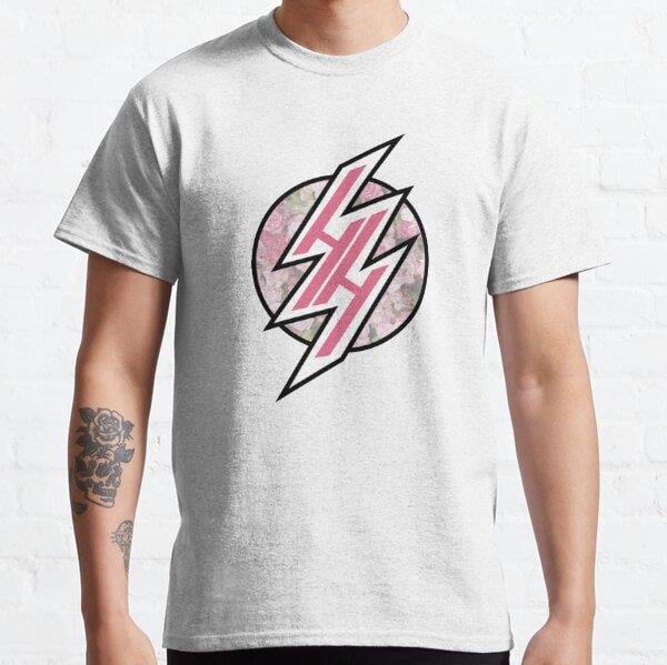 Unisex HENTAI HAVEN PINK PASTEL FLORAL Tasarım Baskılı T-Shirt (Rahat Kalıp Tişört)