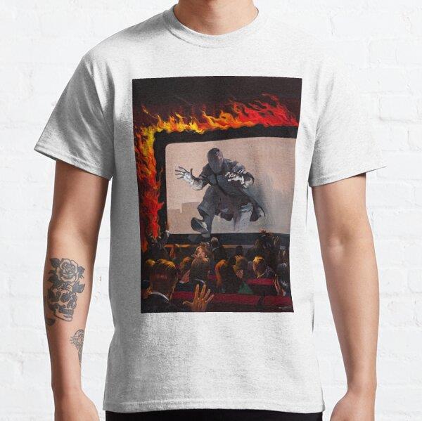 Unisex Horror cinema Baskılı T-Shirt (Rahat Kalıp Tişört)
