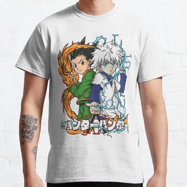Unisex hunter x Tasarım Baskılı T-Shirt (Rahat Kalıp Tişört)