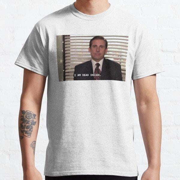 Unisex I am dead inside Baskılı T-Shirt (Rahat Kalıp Tişört)
