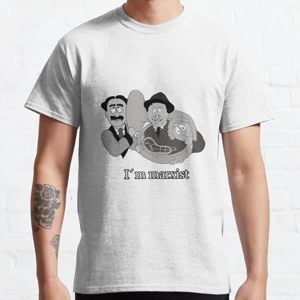 Unisex Im Marxist Baskılı T-Shirt (Rahat Kalıp Tişört)