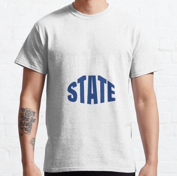 Unisex Indiana State Pride Travel Culture Baskılı T-Shirt (Rahat Kalıp Tişört)