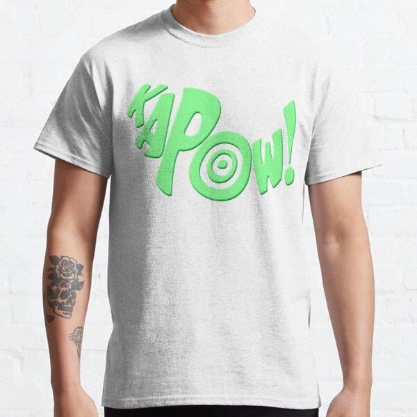 Unisex Kapow! Baskılı T-Shirt (Rahat Kalıp Tişört)