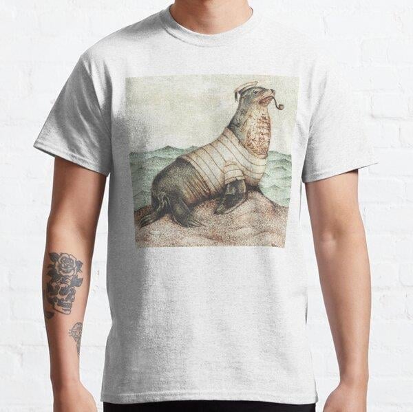Unisex Keep an eye on the coast Baskılı T-Shirt (Rahat Kalıp Tişört)