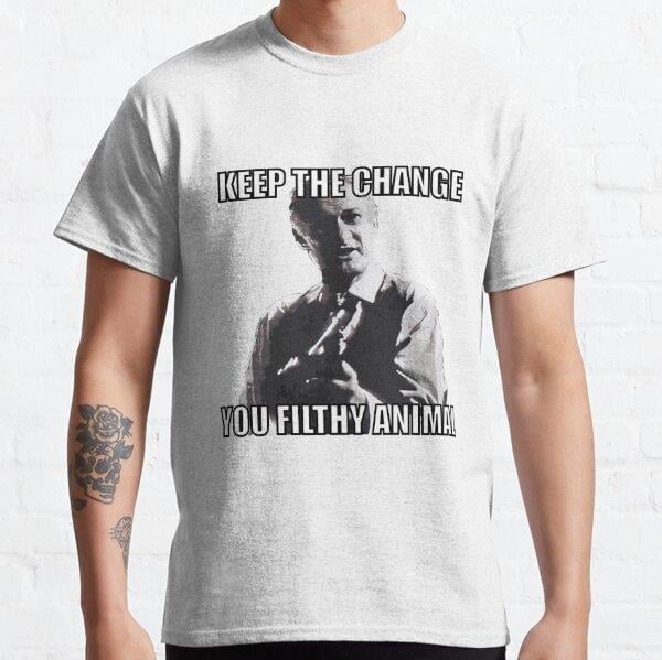 Unisex Keep the Change Baskılı T-Shirt (Rahat Kalıp Tişört)