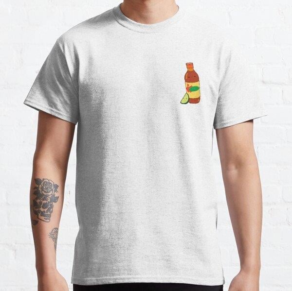 Unisex Lime & Hotsauce Baskılı T-Shirt (Rahat Kalıp Tişört)