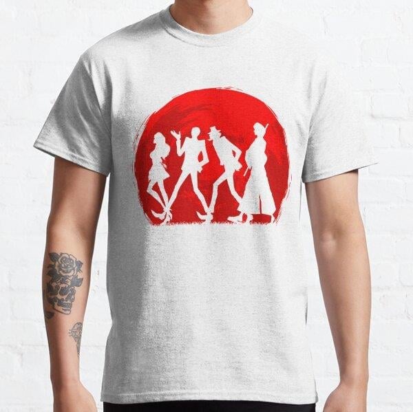 Unisex Lupin III Tasarım Baskılı T-Shirt (Rahat Kalıp Tişört)