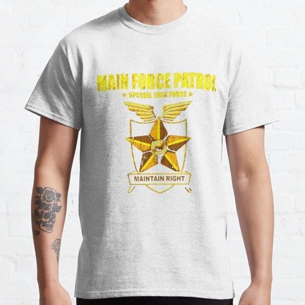 Unisex Mad Max - Main Force Patrol Baskılı T-Shirt (Rahat Kalıp Tişört)