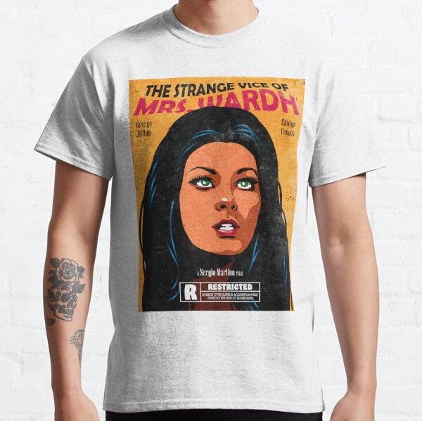 Unisex Mrs. Wardh Giallo Movie Poster Baskılı T-Shirt (Rahat Kalıp Tişört)